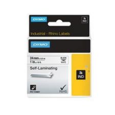 Dymo 1734821/S0773860 Ribbon self-laminating black on white 24mm x 5,5m for Dymo Rhino 6-24mm