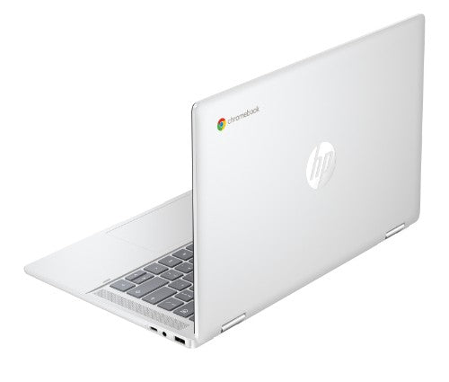 HP Chromebook x360 14b-cd0001na Intel® N N200 35.6 cm (14") Touchscreen Full HD 8 GB LPDDR5-SDRAM 128 GB eUFS Wi-Fi 6 (802.11ax) ChromeOS Silver