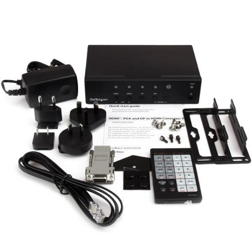 StarTech.com Multi-Input to HDMI Automatic Switch and Converter - 4K
