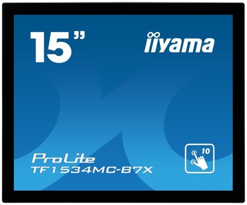 iiyama TF1534MC-B7X computer monitor 38.1 cm (15") 1024 x 768 pixels XGA LED Touchscreen Multi-user Black