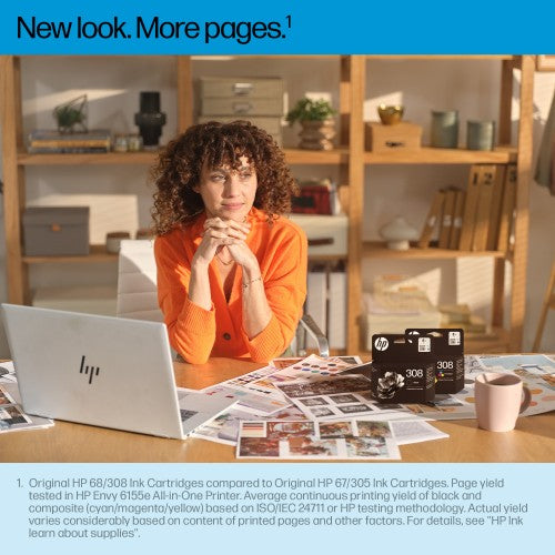 HP 7FP20UE/308 Printhead cartridge color, 120 pages ISO/IEC 24711 for HP Envy 6100