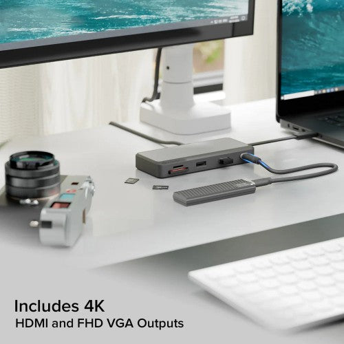 ALOGIC Fusion Pro TOUR USB-C Travel Dock