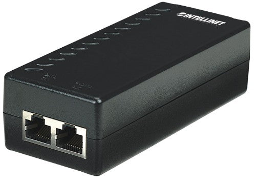 Intellinet Power over Ethernet (PoE) Injector, 1 Port, 48 V DC, IEEE 802.3af Compliant (UK Power Cord)