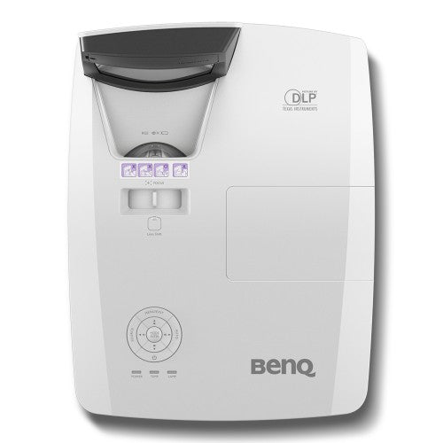 BenQ MW855UST+ data projector Ultra short throw projector 3500 ANSI lumens DLP WXGA (1280x800) 3D Black, White