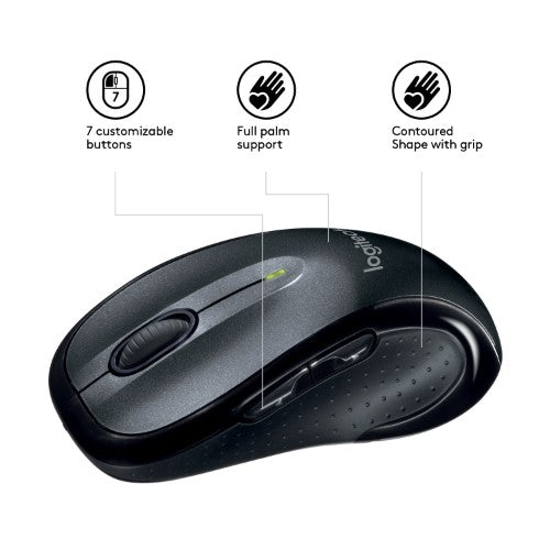 Logitech M510 mouse Right-hand RF Wireless Laser 1000 DPI