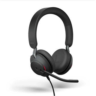 Jabra Evolve2 40 SE Headset Wired Head-band Calls/Music USB Type-C / USB Type-A Black