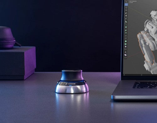 3Dconnexion SpaceMouse mouse Office RF Wireless + Bluetooth + USB Type-A 6DoF