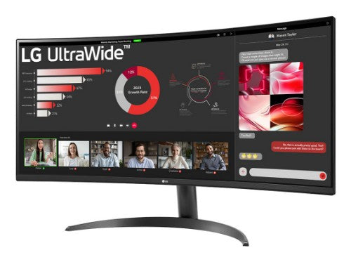 LG 34WR50QK-B computer monitor 86.4 cm (34") 3440 x 1440 pixels Wide Quad HD Black