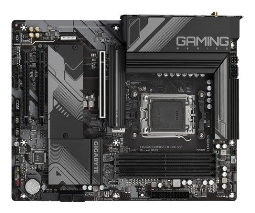 GIGABYTE B650 GAMING X AX V2 Motherboard - AMD Ryzen 9000 Series CPUs, 8+2+2 Phases VRM, up to 8000MHz DDR5 (OC), 1xPCIe 5.0 + 2xPCIe 4.0 M.2, 2.5GbE LAN, WIFI 6E, USB 3.2 Gen 2