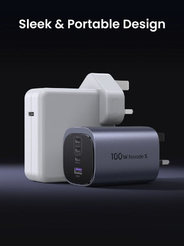 Ugreen NEXODE S 100W GAN CHARGER Mobile computer, Mobile phone, Laptop, Power bank, Tablet, Wearables AC Indoor