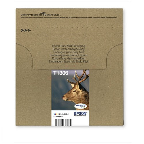 Epson C13T13064510/T1306 Ink cartridge multi pack C,M,Y XL EasyMail 3x10.1ml Pack=3 for Epson Stylus BX 320/SX 525/WF 3500