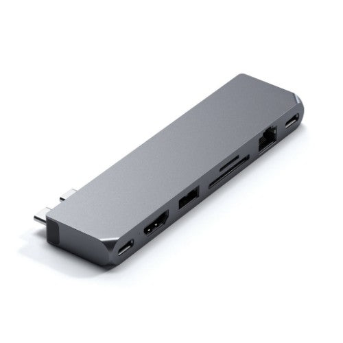 Satechi ST-UCPHMXM laptop dock/port replicator 2 x USB 3.2 Gen 2 (3.1 Gen 2) Type-C Grey