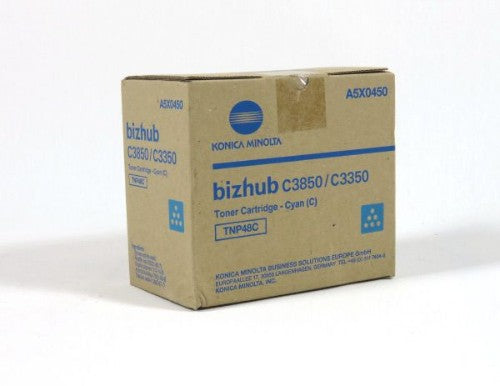 Konica Minolta A5X0450/TNP-48C Toner cyan, 10K pages for KM Bizhub C 3350