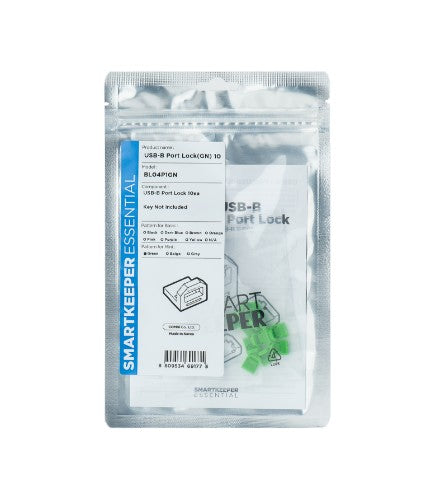 Smartkeeper BL04P1GN port blocker USB Type-B Green Plastic 10 pc(s)