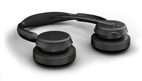 EPOS 1001490 headphones/headset Wired & Wireless Head-band Office/Call center USB Type-C Bluetooth Black