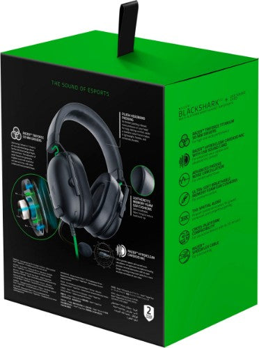 Razer Blackshark V2 X Headset Wired Head-band Gaming Black, Green