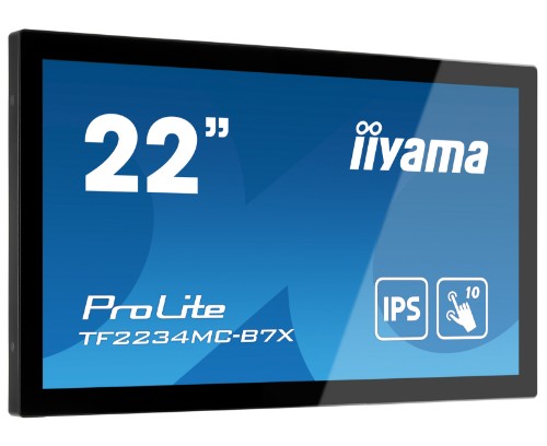 iiyama ProLite 22" 10pt touch Open Frame monitor with IPS panel and touch through glass function