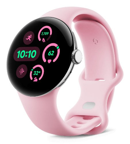 Google Pixel Watch 3 AMOLED 41 mm Digital Touchscreen Silver Wi-Fi GPS (satellite)