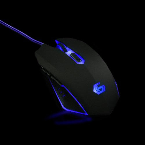 Gembird MUSG-001-B mouse Gaming Ambidextrous USB Type-A 2400 DPI