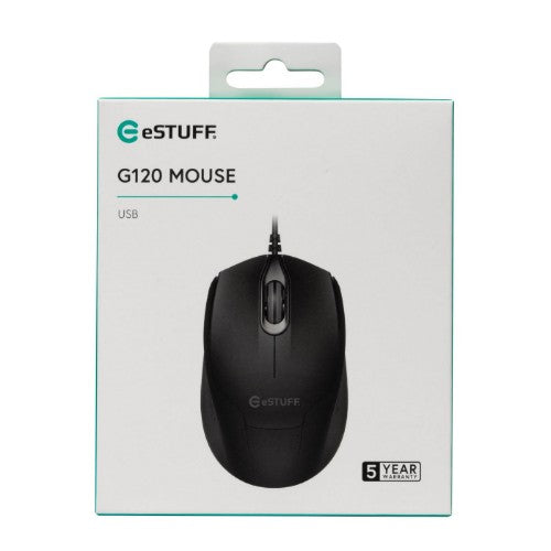eSTUFF GLB213002 mouse Office Ambidextrous Optical 1200 DPI