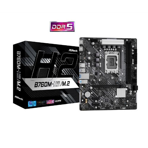 Asrock B760M-H2/M.2 Intel B760 LGA 1700 micro ATX