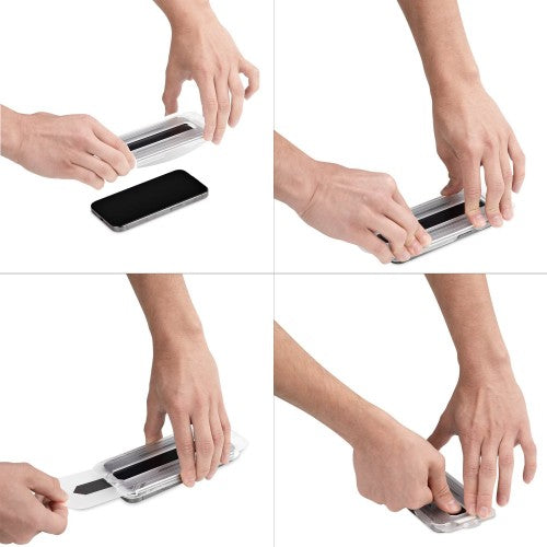 StarTech.com 4-Way 360 Privacy Screen For iPhone 16 Pro Max, Supports Portrait/Landscape Orientation, Touch-Enabled, Tempered Glass Protector, 4Way Filter, TAA