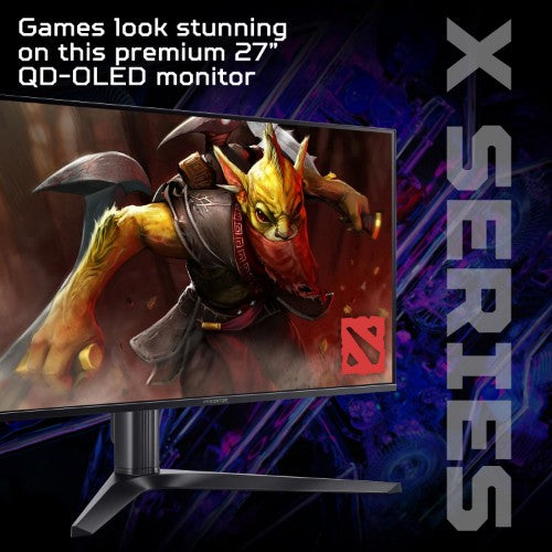 Acer X Predator X27UZ1 - 27", Quad HD (2560X1440), OLED, 280Hz, 0.03ms, 16:9, HDR400, FreeSync Premium Pro Gaming Monitor
