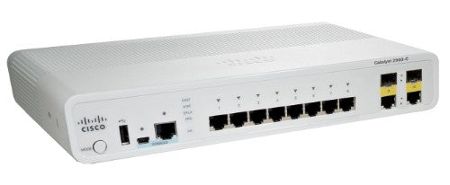 Cisco Catalyst WS-C2960C-8TC-L Managed L2 Fast Ethernet (10/100) White