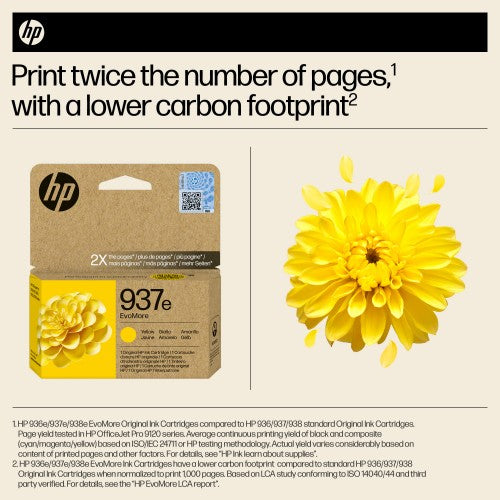 HP 4S6W8NE/937E Printhead cartridge yellow Evomore, 1.65K pages ISO/IEC 19752 for HP OJ Pro 9100/e