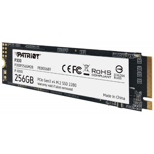 Patriot Memory P300P256GM28 internal solid state drive 256 GB M.2 PCI Express NVMe