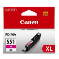 Canon 6445B001/CLI-551MXL Ink cartridge magenta high-capacity, 680 pages ISO/IEC 24711 313 Photos 11ml for Canon Pixma IP 8700/IX 6850/MG 5450/MG 6350/MX 725