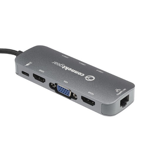 connektgear USB 3.1 Type C Dual Screen Docking Station with 100W PD