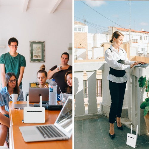 Strong 4G+ LTE Router 1200 UK wireless router Gigabit Ethernet Dual-band (2.4 GHz / 5 GHz) White