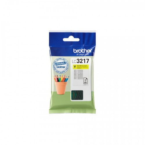 Brother LC-3217Y Ink cartridge yellow, 550 pages ISO/IEC 24711 9ml for Brother MFC-J 5330