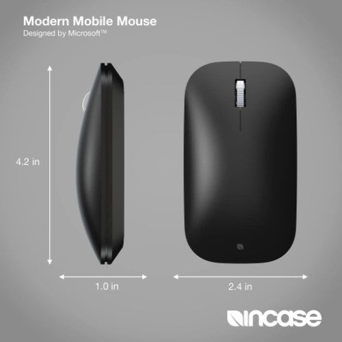 Incase Designed by Microsoft Modern Mobile mouse Office Ambidextrous Bluetooth BlueTrack
