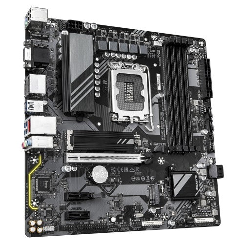 GIGABYTE B760M DS3H GEN5 Motherboard - Supports Intel Core 14th Gen CPUs, 6+2+1 Phases Digital VRM, up to 5600MHz DDR5, 2xPCIe 4.0 M.2, 2.5GbE LAN, USB 3.2 Gen2
