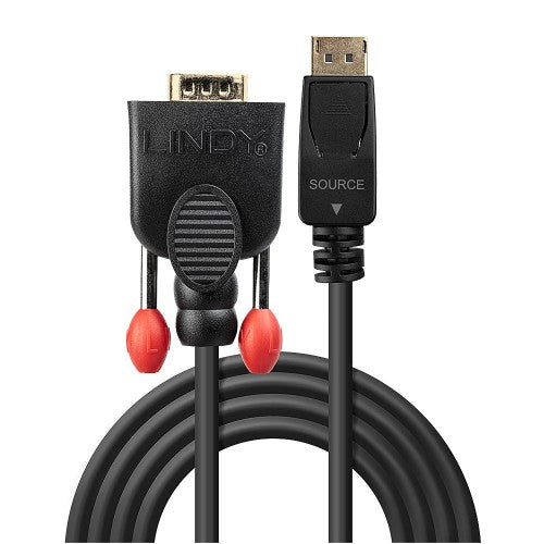 Lindy 0.5m DisplayPort to VGA Cable