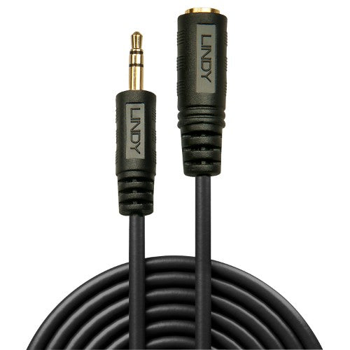Lindy 2m Premium Audio 3.5mm Jack Extension Cable