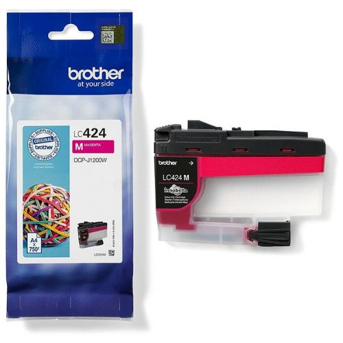 Brother LC-424M Ink cartridge magenta, 750 pages ISO/IEC 19752 for Brother DCP-J 1200