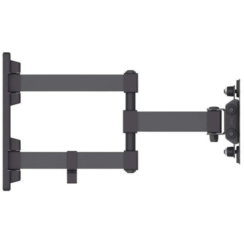 Manhattan Wall Mount for TV & Monitors (Full Motion), For screens 13" to 27", VESA compatability: 75x75mm and 100x100mm - check the dimensions of the four mounting holes on back of screen to ensure it fits, Max 20kg, Black, Bracket