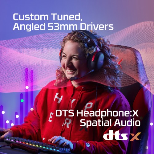 HyperX Cloud III - Gaming Headset (Black/Red)
