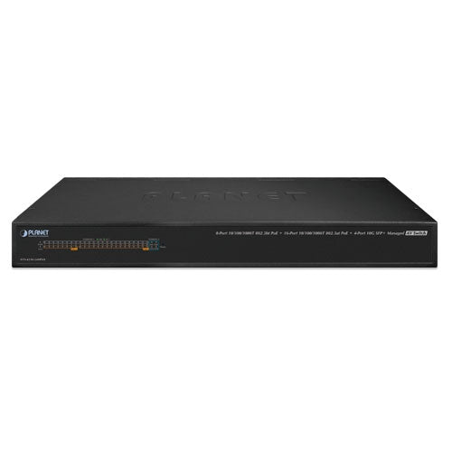PLANET AVS-4210-24HP4X network switch Managed L2/L4 10G Ethernet (100/1000/10000) Power over Ethernet (PoE) 1U Black