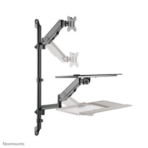 Neomounts WL90-325BL1 Sit-stand workstation wall 17-32" - gas spring