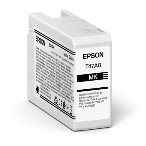Epson C13T47A80N/T47A8 Ink cartridge black matt 50ml for Epson SC-P 900
