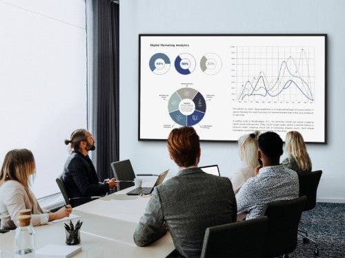 Viewsonic CDE4330 Signage Display 109.2 cm (43") Wi-Fi 450 cd/m² 4K Ultra HD Black Built-in processor Android 11