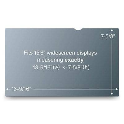 3M Black Privacy Filter for Notebooks PF15.6W