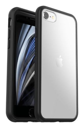 OtterBox React Series for Apple iPhone SE (2nd gen)/8/7, transparent/black - No retail packaging