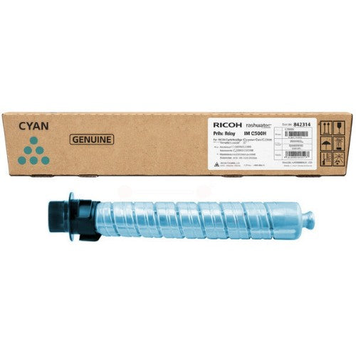 Ricoh 842314 Toner cyan, 10.5K pages ISO/IEC 19752 for Ricoh IM C 2000