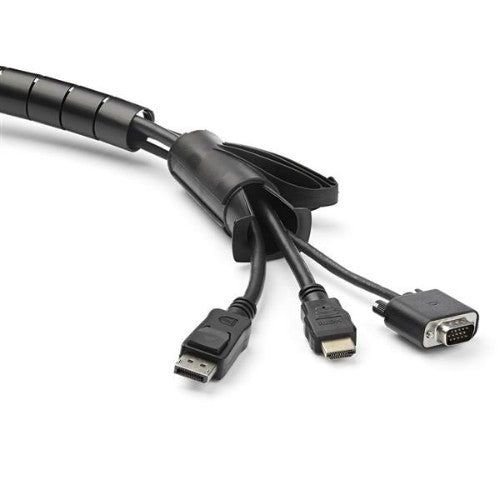 StarTech.com 1.5 m (4.9 ft.) Cable-Management Sleeve - Spiral - 25 mm (1 in.) Diameter