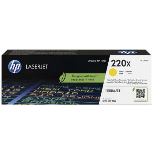 HP W2202X/220X Toner cartridge yellow high-capacity, 5.5K pages ISO/IEC 19798 for HP CLJ Pro 4202